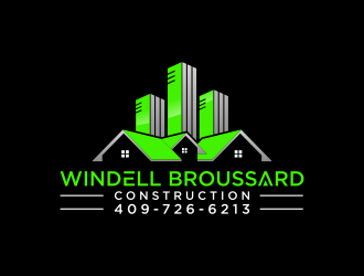 Windell Broussard Construction logo design by ammad