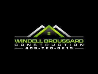 Windell Broussard Construction logo design by ammad