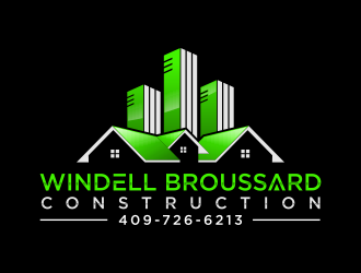 Windell Broussard Construction logo design by ammad