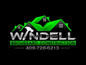 Windell Broussard Construction logo design by dasigns