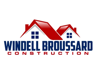 Windell Broussard Construction logo design by ElonStark