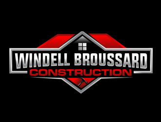Windell Broussard Construction logo design by megalogos