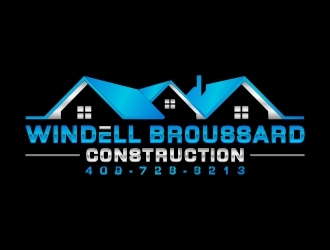 Windell Broussard Construction logo design by Webphixo