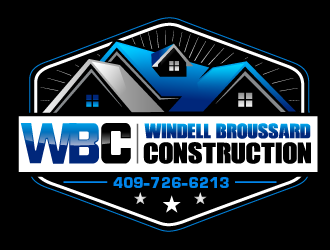 Windell Broussard Construction logo design by THOR_