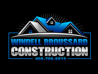 Windell Broussard Construction logo design by THOR_