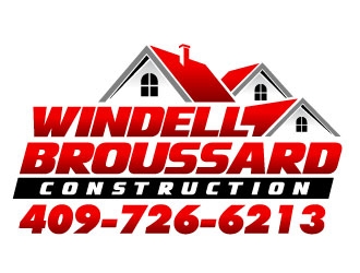 Windell Broussard Construction logo design by daywalker