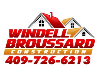 Windell Broussard Construction logo design by daywalker