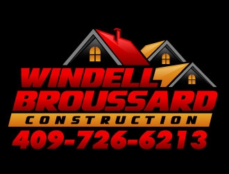 Windell Broussard Construction logo design by daywalker