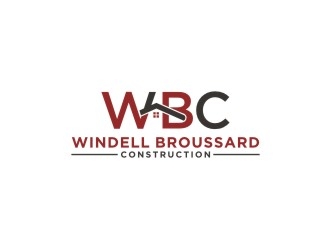 Windell Broussard Construction logo design by Artomoro