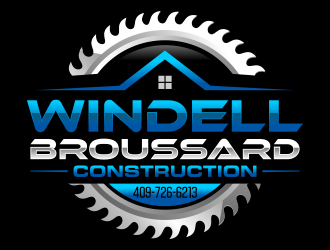 Windell Broussard Construction logo design by ingepro