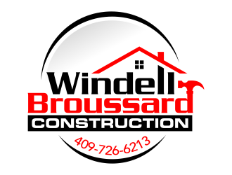 Windell Broussard Construction logo design by ingepro