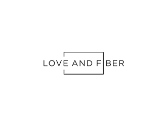 Love and Fiber logo design by blackcane