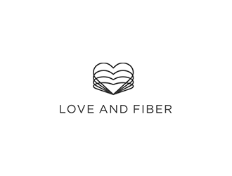 Love and Fiber logo design by blackcane