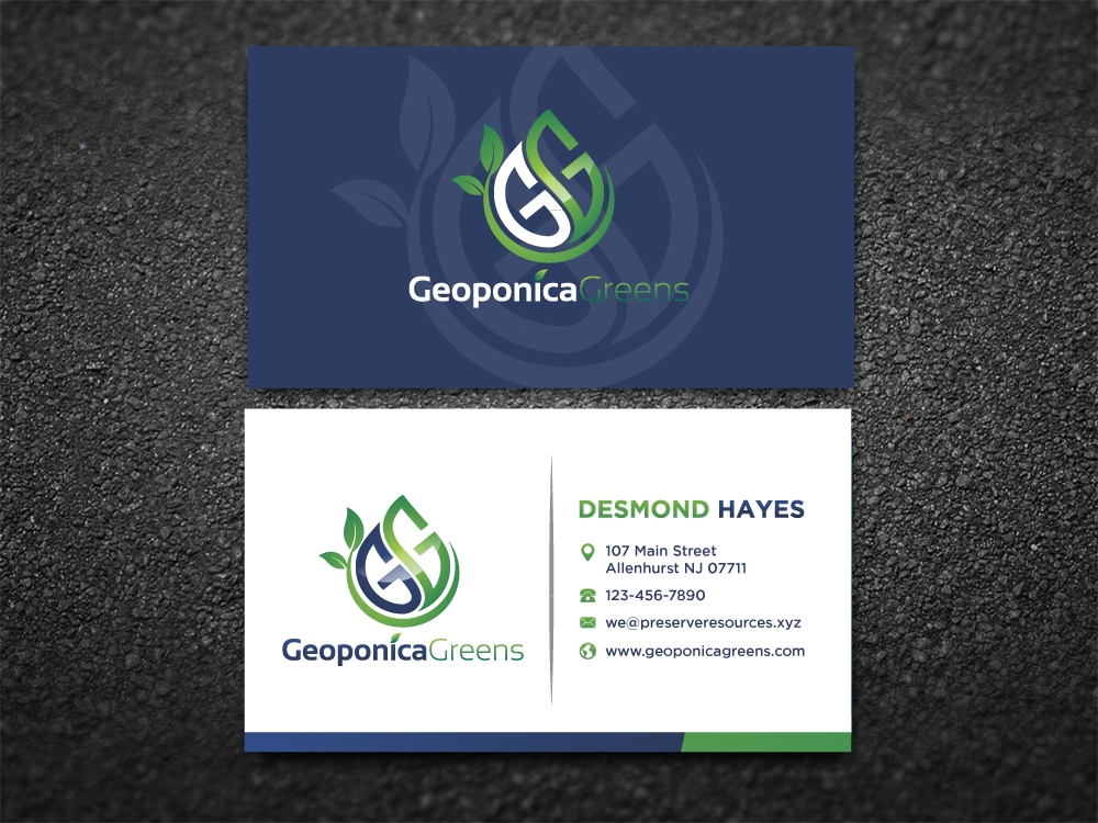 Geoponica Greens  logo design by labo