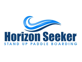 Horizon Seeker Stand Up Paddle Boarding (Horizon Seeker SUP) logo design by ElonStark