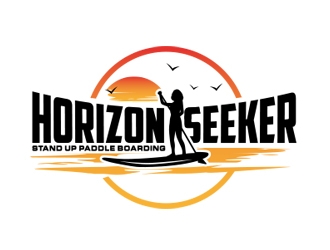Horizon Seeker Stand Up Paddle Boarding (Horizon Seeker SUP) logo design by Eliben
