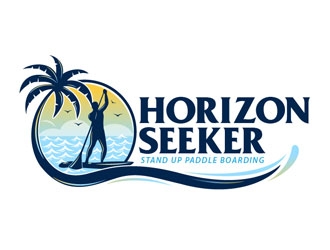 Horizon Seeker Stand Up Paddle Boarding (Horizon Seeker SUP) logo design by frontrunner
