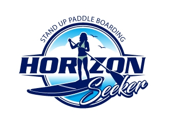 Horizon Seeker Stand Up Paddle Boarding (Horizon Seeker SUP) logo design by Xeon