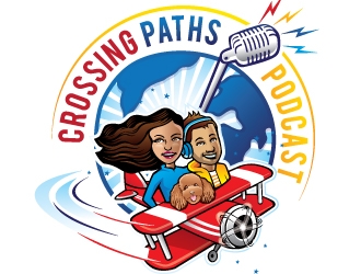Crossing Paths Podcast  logo design by REDCROW