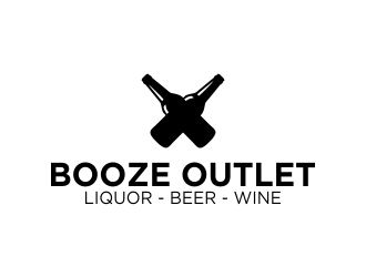 Booze Outlet       Liquor - Beer - Wine logo design by done