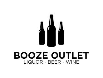Booze Outlet       Liquor - Beer - Wine logo design by done