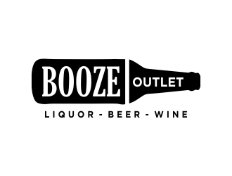 Booze Outlet       Liquor - Beer - Wine logo design by done