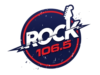 Rock 106.5 logo design by REDCROW