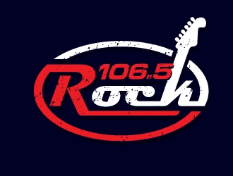 Rock 106.5 logo design by REDCROW