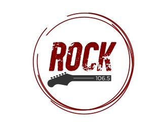 Rock 106.5 logo design by Kanya