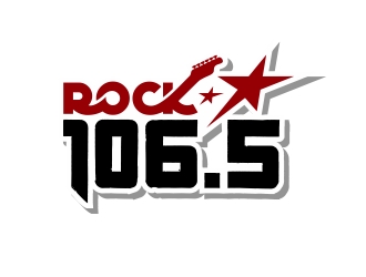 Rock 106.5 logo design by Mbezz