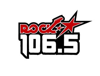 Rock 106.5 logo design by Mbezz