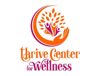 Thrive Center for Wellness logo design by daywalker