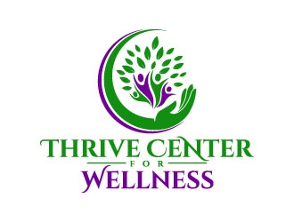 Thrive Center for Wellness logo design by daywalker
