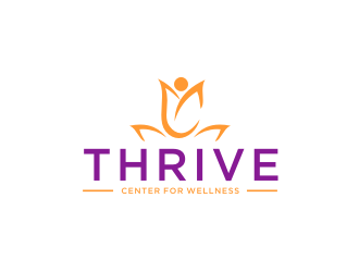 Thrive Center for Wellness logo design by scolessi