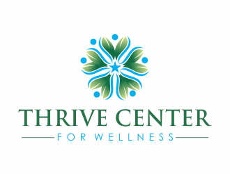 Thrive Center for Wellness logo design by up2date