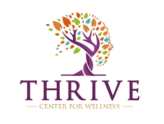 Thrive Center for Wellness logo design by rahmatillah11