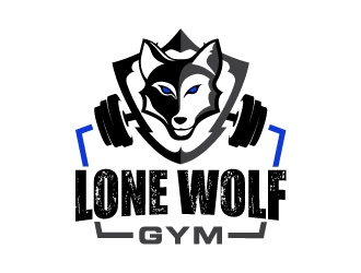 Lone Wolf Gym logo design by sakarep