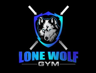 Lone Wolf Gym logo design by gogo