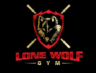 Lone Wolf Gym logo design by gogo