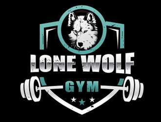 Lone Wolf Gym logo design by gogo