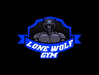 Lone Wolf Gym logo design by fawadyk