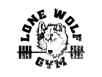 Lone Wolf Gym logo design by beejo