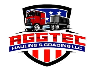 AggTec Hauling & Grading LLC logo design by daywalker