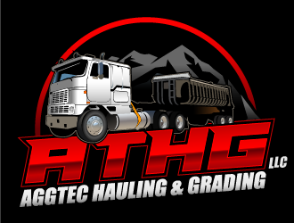 AggTec Hauling & Grading LLC logo design by THOR_