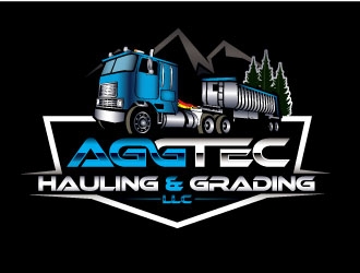 AggTec Hauling & Grading LLC logo design by REDCROW