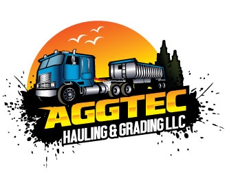 AggTec Hauling & Grading LLC logo design by REDCROW