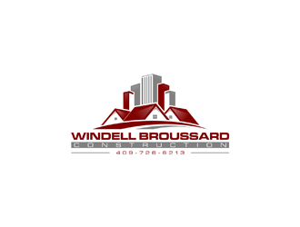 Windell Broussard Construction logo design by ndaru