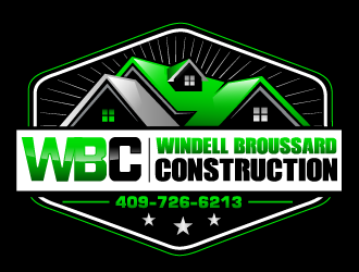 Windell Broussard Construction logo design by THOR_