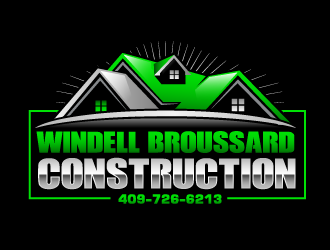 Windell Broussard Construction logo design by THOR_