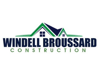 Windell Broussard Construction logo design by ElonStark